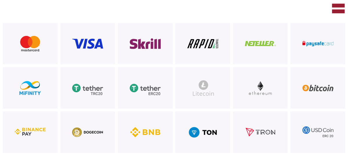 Payment and Withdrawal Methods at Hit’n’Spin Casino